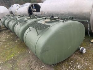 1500 liters tank i rustfritt stål 304