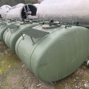 1500 liters tank i rustfritt stål 304