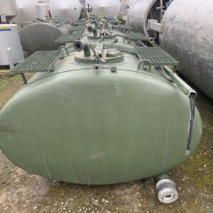 1500 liters tank i rustfritt stål 304
