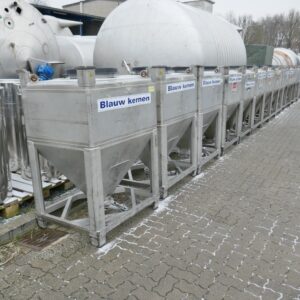 650 liters tank i rustfritt stål 304