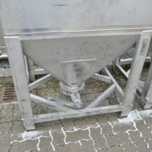 650 liters tank i rustfritt stål 304