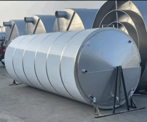 50000 liters tank i rustfritt stål 304