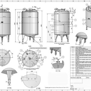 3200 liters tank i syrefast 316