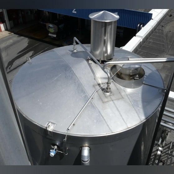 60000 liters tank i rustfritt stål 304