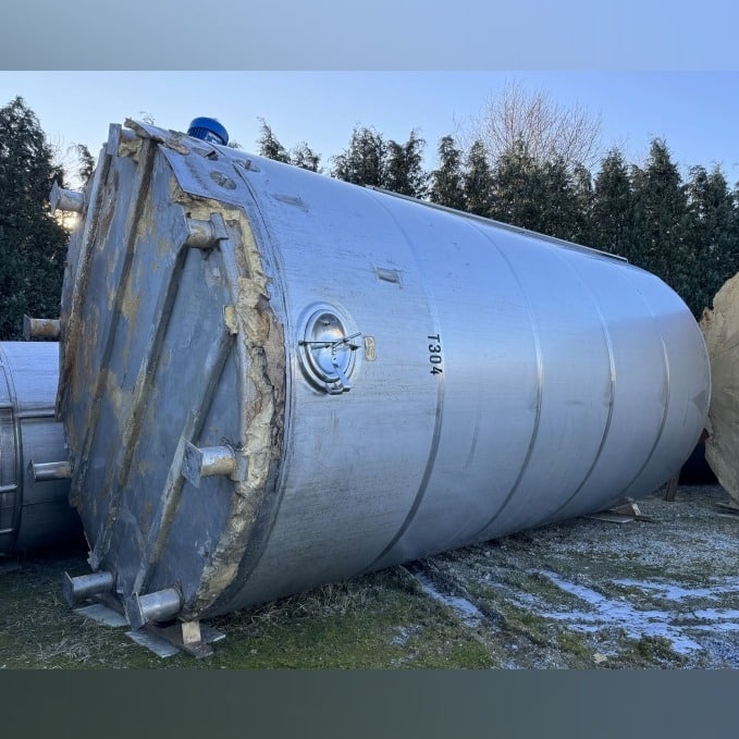 60000 liters tank i rustfritt stål 304