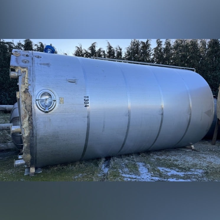 60000 liters tank i rustfritt stål 304