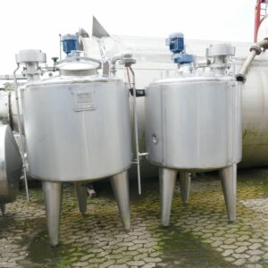 1270 liters tank i rustfritt stål 304