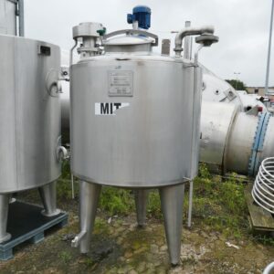 1270 liters tank i rustfritt stål 304