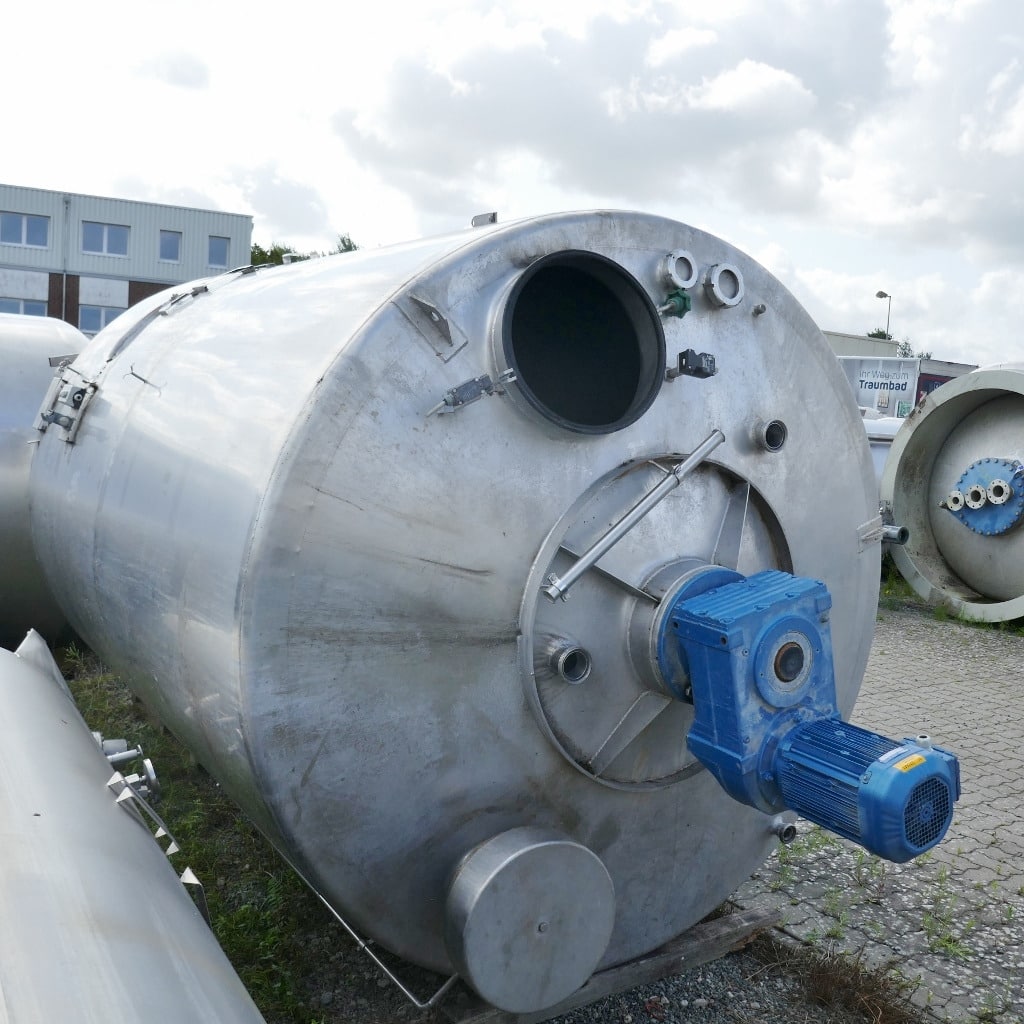 10589 liter tank i rustfritt stål 304