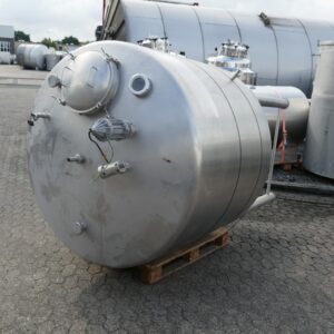 2500 liters tank i rustfritt stål 304