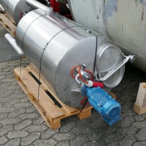 500 liters tank i rustfritt stål 304