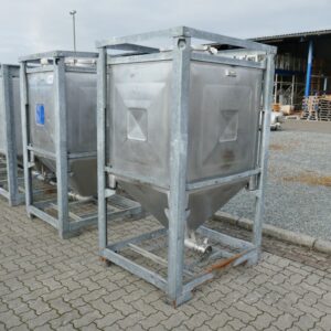 1250 liters tank i rustfritt stål 304