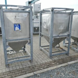 1250 liters tank i rustfritt stål 304