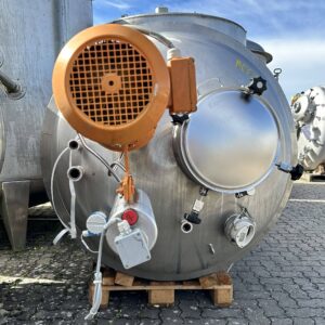 1850 liters tank i rustfritt stål 304