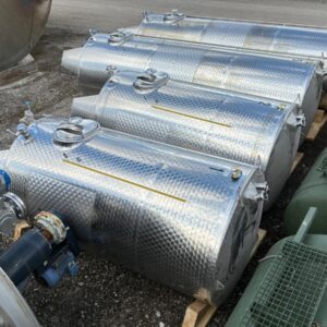 2000 liters tank i rustfritt stål 304