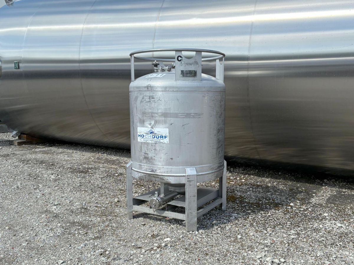 800 liters tank i rustfritt stål 304