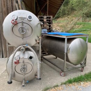 1020 liters tank i rustfritt stål 304
