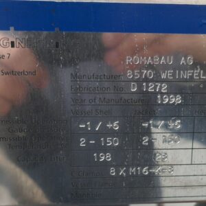 198 liters tank i syrefast 316