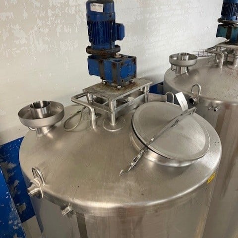 3000 liters tank i rustfritt stål 304