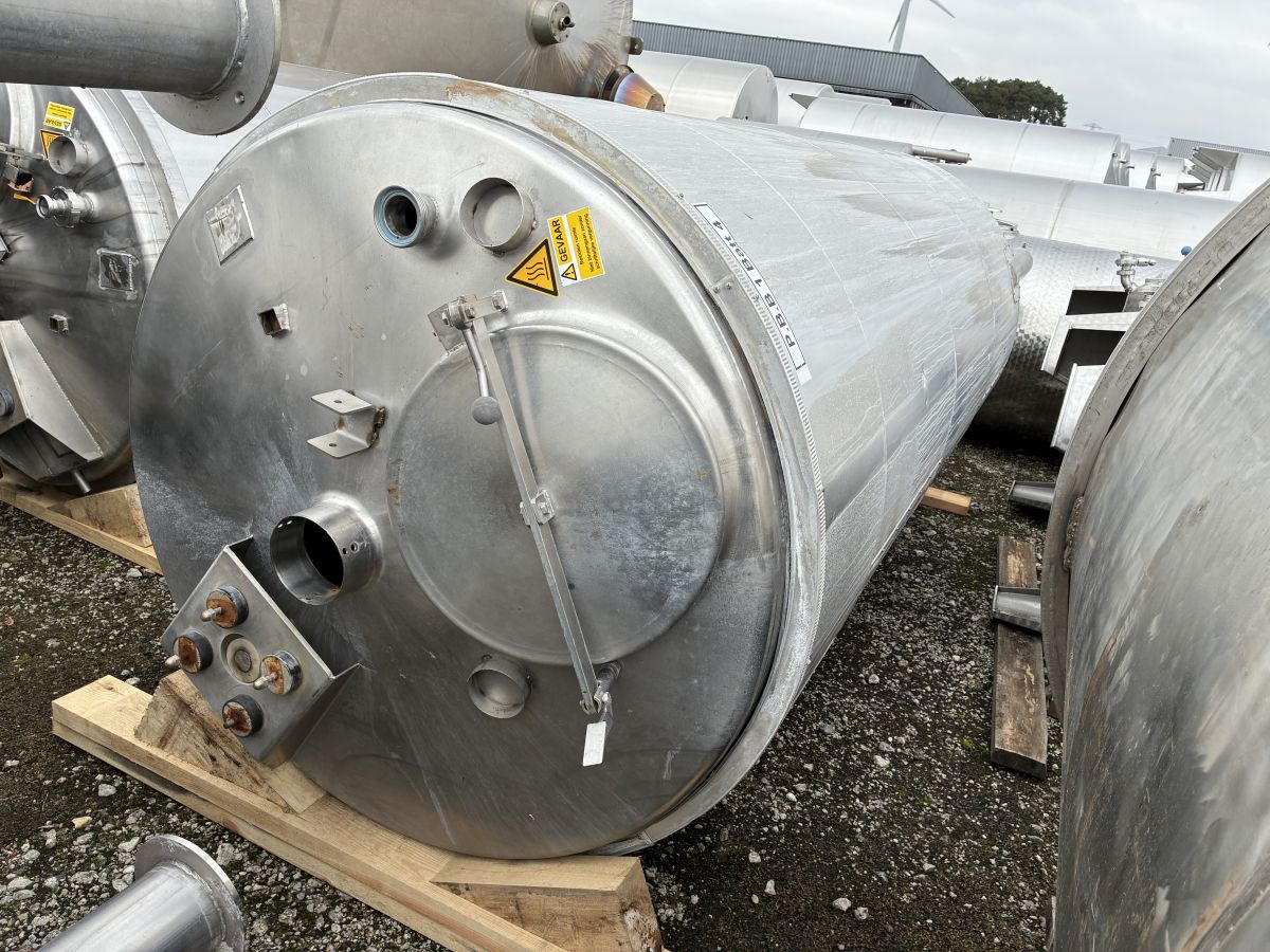 5500 liters tank i rustfritt stål 304