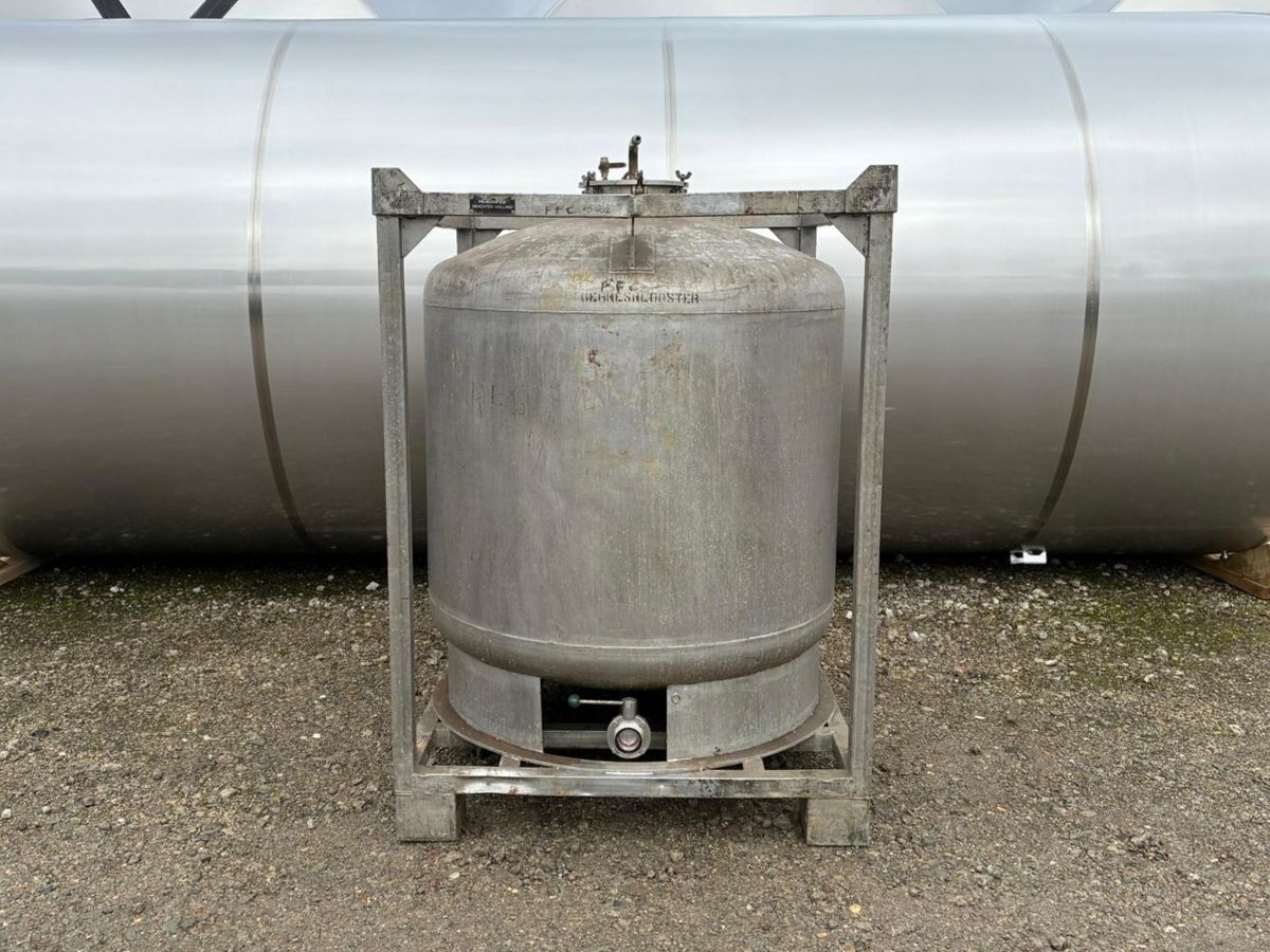 1000 liters tank i 304 rustfritt stål
