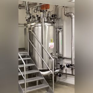 1190 liters tank i rustfritt stål 304