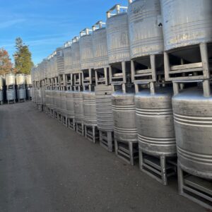930 liter tank i rustfritt stål 304