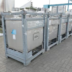 1000 liters tank i 304 rustfritt stål