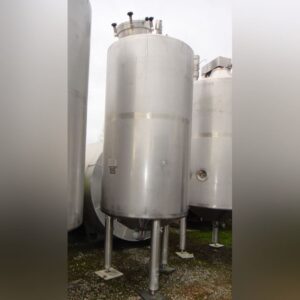 2500 liters tank i rustfritt stål 304