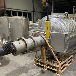2000 liters tank i rustfritt stål 304