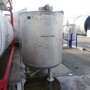 2500 liters tank i rustfritt stål 304