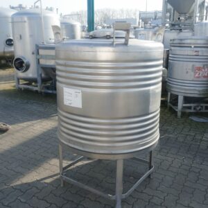 800 liters tank i rustfritt stål 304