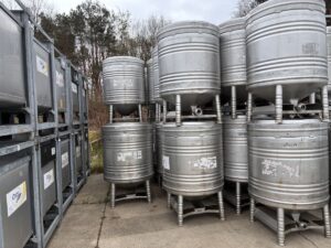 800 liters tank i rustfritt stål 304