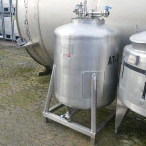 652 liter tank i rustfritt stål 304