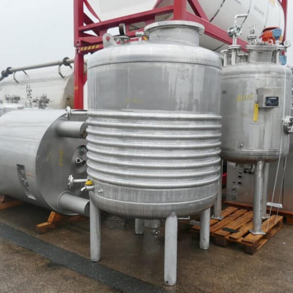 2500 liters tank i rustfritt stål 304