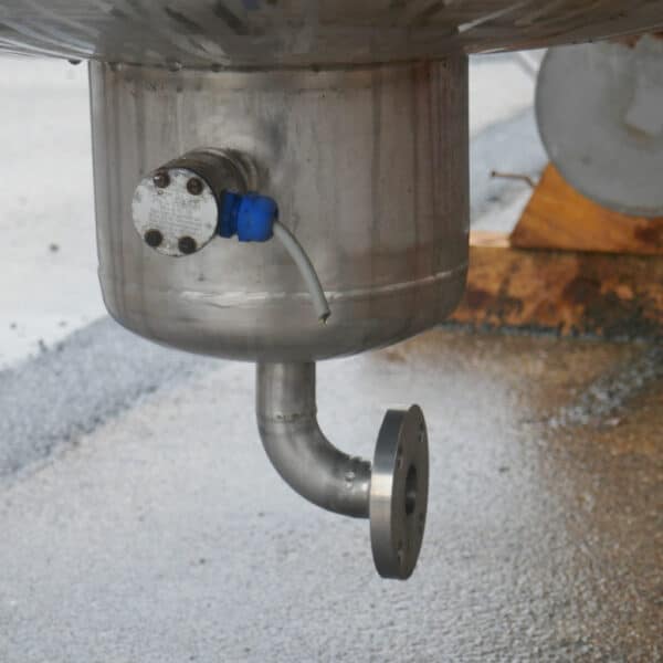 2500 liters tank i rustfritt stål 304