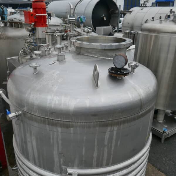 2500 liters tank i rustfritt stål 304