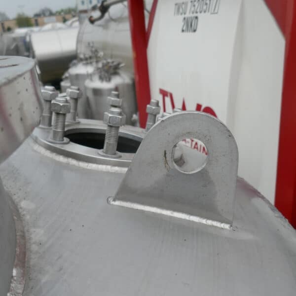 2500 liters tank i rustfritt stål 304