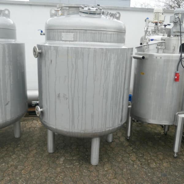 1350 liters tank i rustfritt stål 304