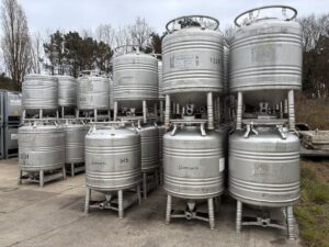 800 liters tank i rustfritt stål 304