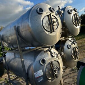 2000 liters tank i rustfritt stål 304