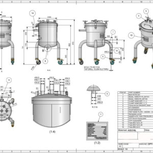 50 liters tank i syrefast 316