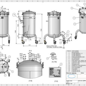 500 liters tank i syrefast 316