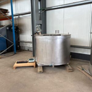 1400 liter tank i rustfritt stål 304
