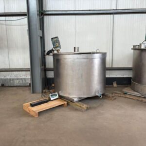1400 liter tank i rustfritt stål 304