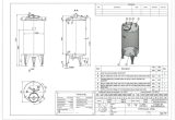 1000 liters tank i 304 rustfritt stål
