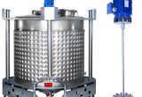 1023 liters tank i rustfritt stål 304