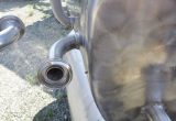 1100 liters tank i rustfritt stål 304