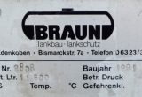 11500 liters tank i rustfritt stål 304