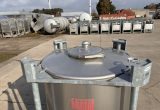 1250 liters tank i rustfritt stål 304